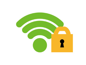 Wi-Fiは暗号化キーを入力してセキュリティーを強化する