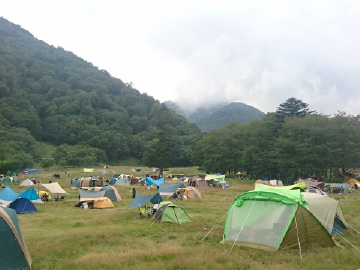 普通のキャンプ場